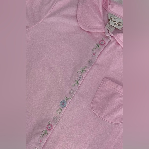 Leisure Life vintage pink lounge set 100% polyester Sz L - Picture 3 of 10